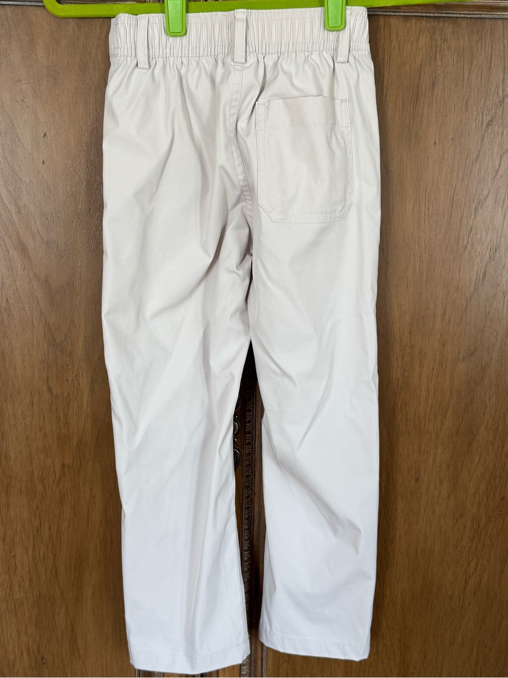 GAP Kids Elastic Waist Straight-Leg Pants in Light Cream